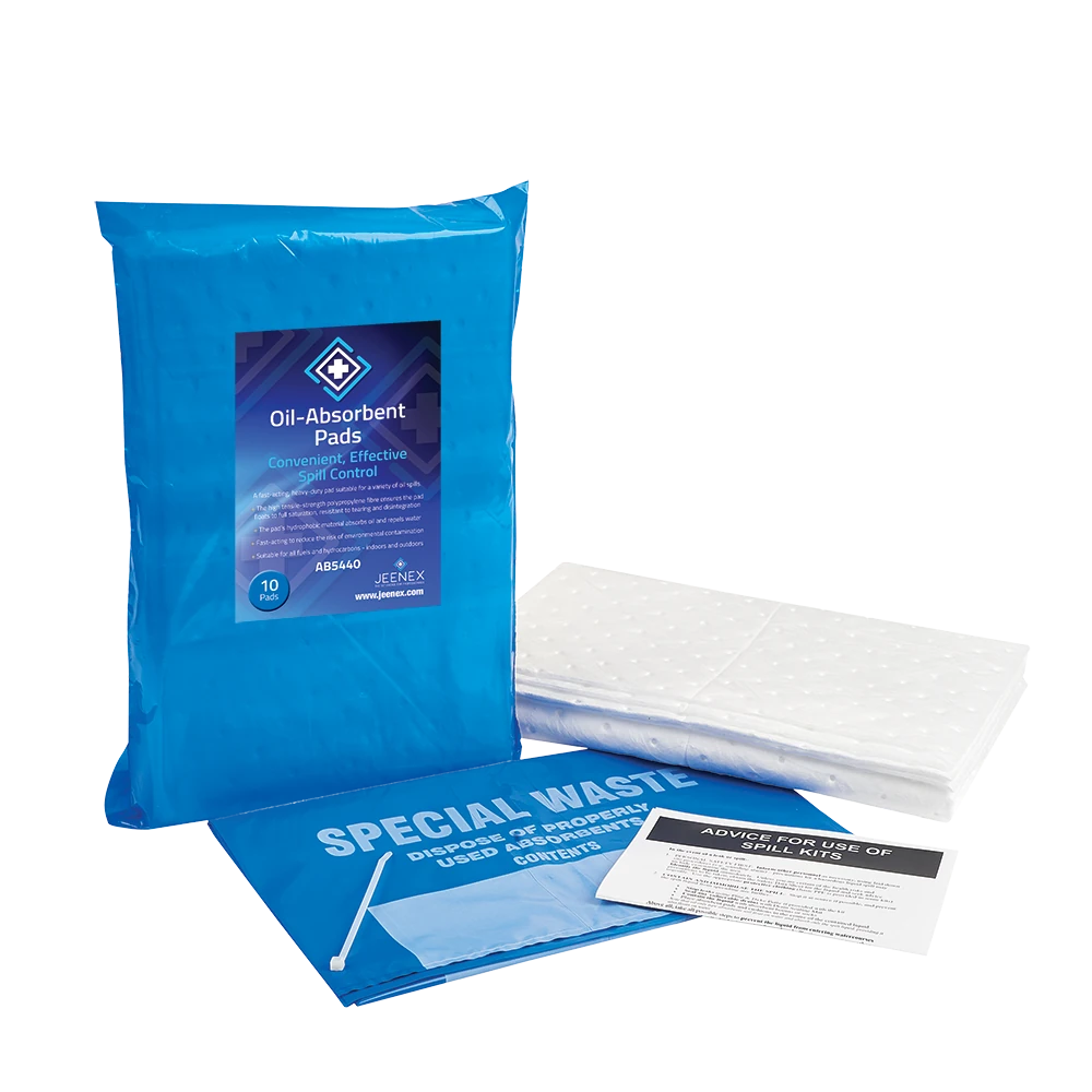 BACA® Oil-Absorbent Pads 10 Pack - AB5440